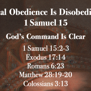 Partial Obedience is Disobedience by Jeff Mann 02-15-26