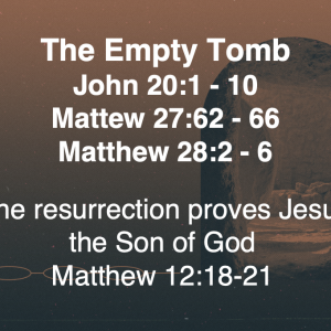 The Empty Tomb – Jeff Mann 04-05-2026